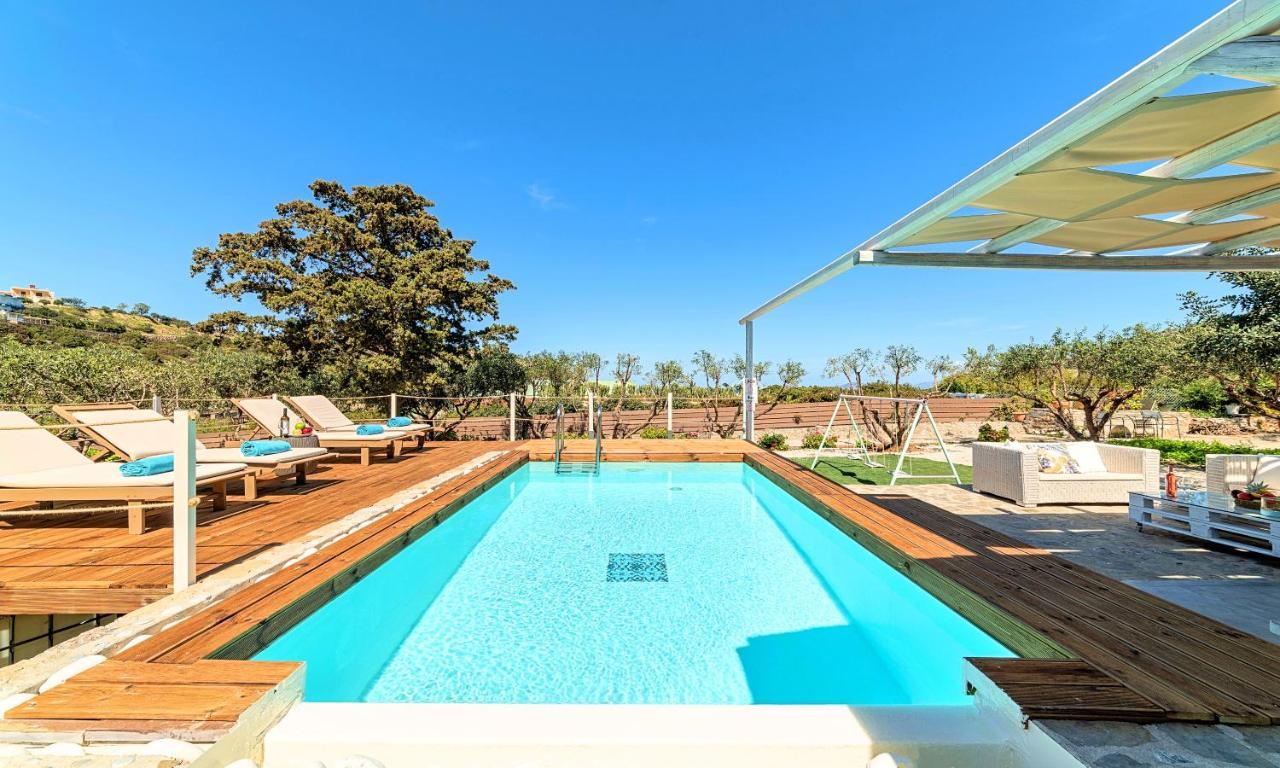 Cretan Lodge Heated Pool Agios Nikolaos Extérieur photo