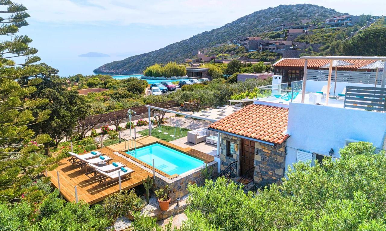 Cretan Lodge Heated Pool Agios Nikolaos Extérieur photo
