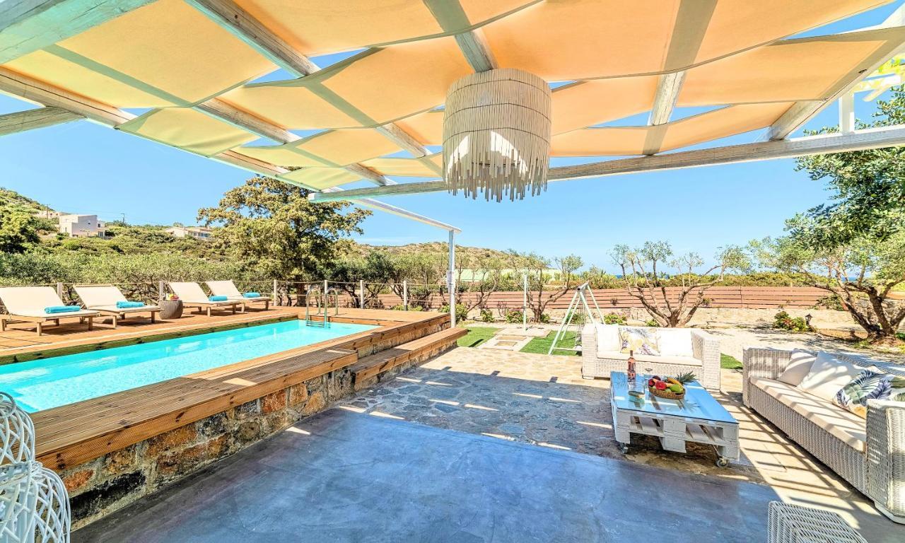 Cretan Lodge Heated Pool Agios Nikolaos Extérieur photo