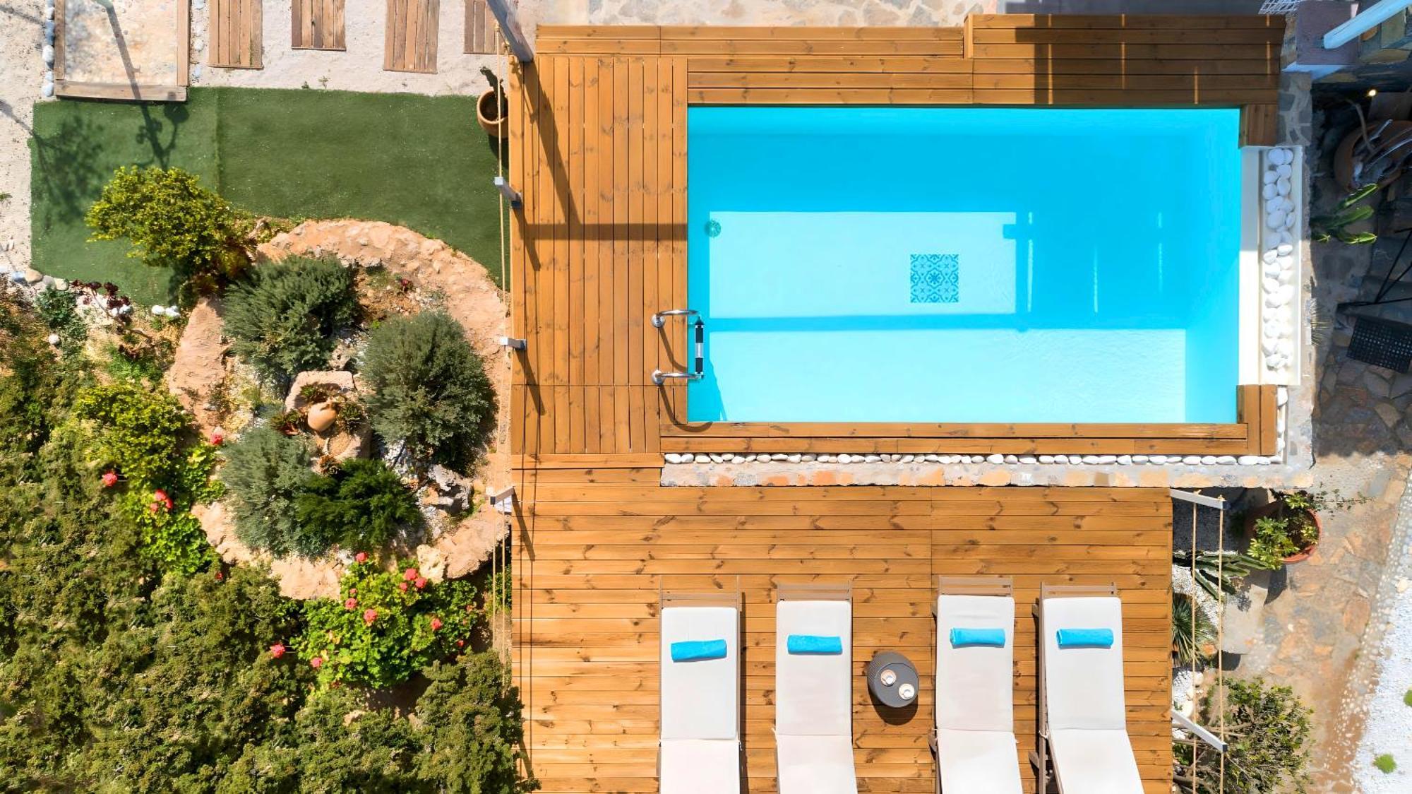 Cretan Lodge Heated Pool Agios Nikolaos Extérieur photo