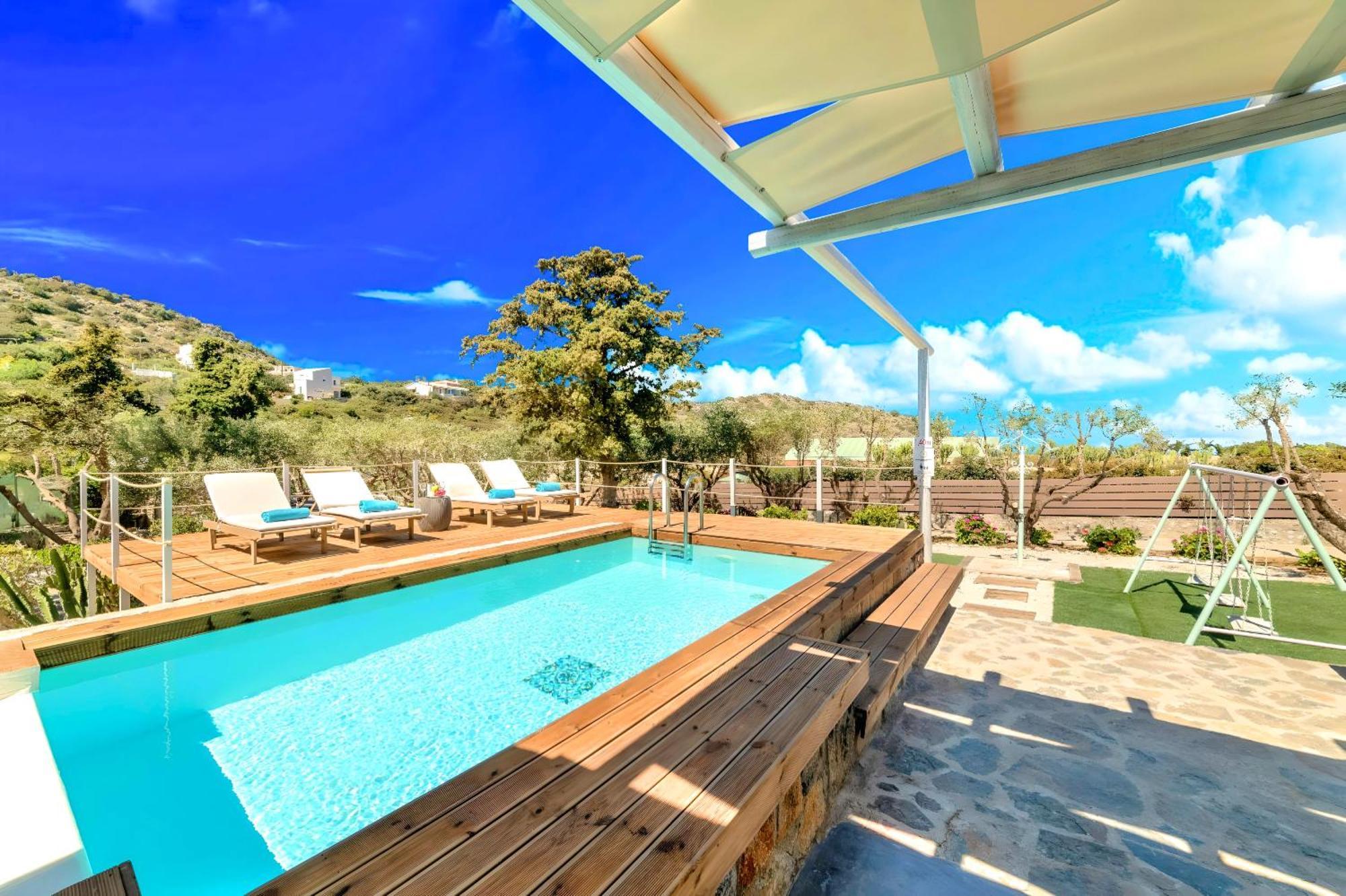 Cretan Lodge Heated Pool Agios Nikolaos Extérieur photo