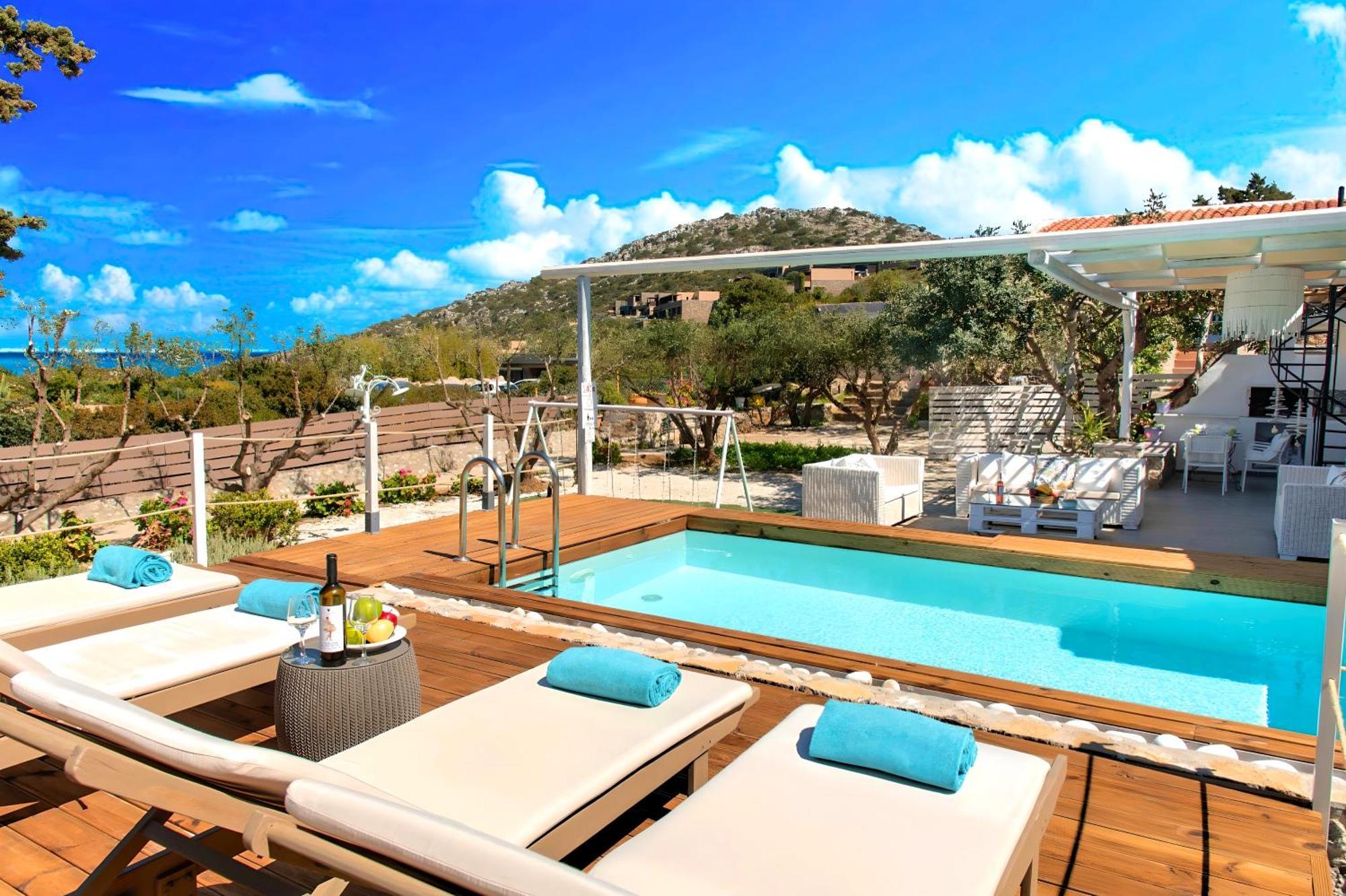 Cretan Lodge Heated Pool Agios Nikolaos Extérieur photo