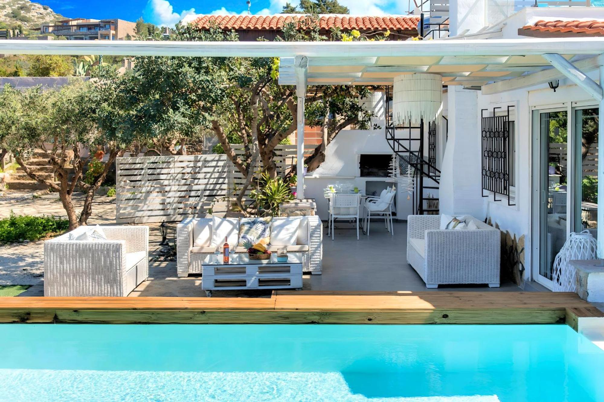 Cretan Lodge Heated Pool Agios Nikolaos Extérieur photo